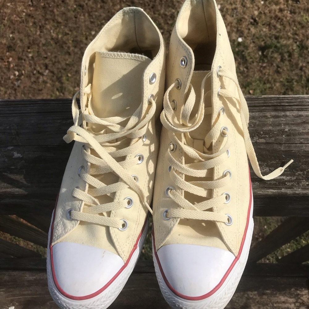 High Top Cream Converse